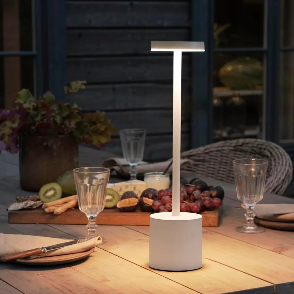Modern touch adjustable table lamp, metal portable ambient light, suitable for decorating bedroom tables in various living rooms