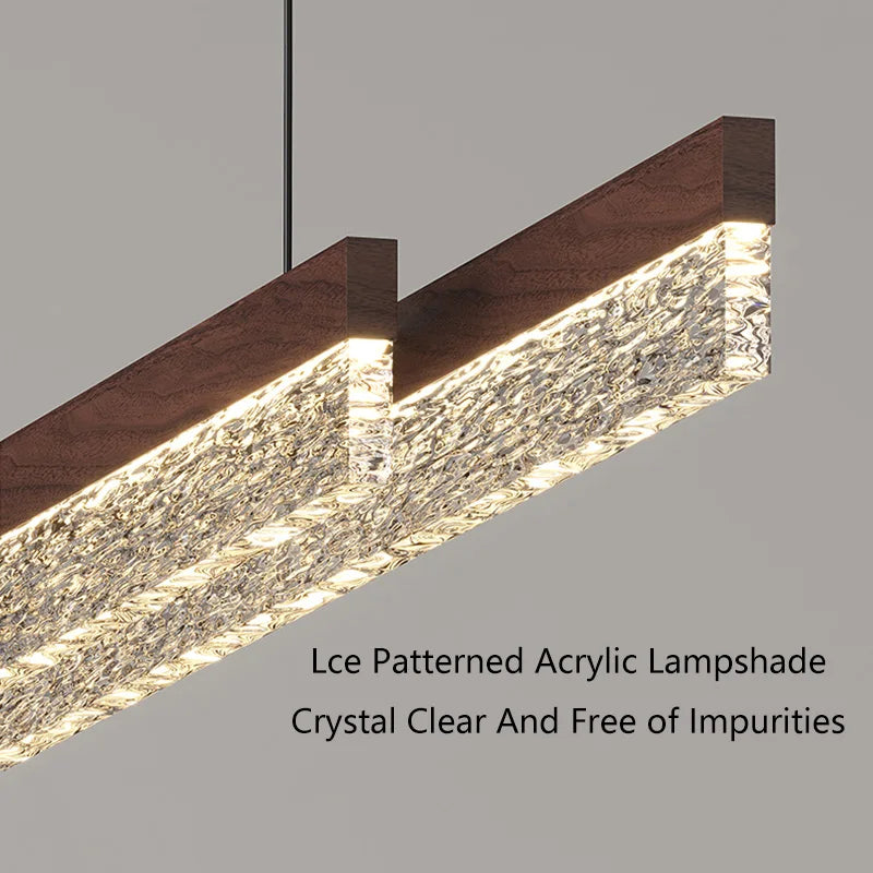 Modern Light Creative Bar Counter Strip Designer Lamps LED Pendant Light For Dining Table Kitchen Chandelier Adjust Function