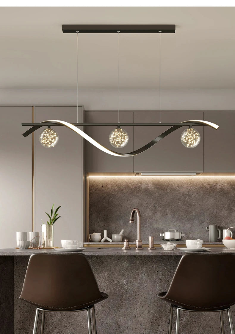 New Luxury LED babysbreath Modern Ceiling Hanging Lamp lustre for Living Dining Room Pendant Lights Fixtures suspension