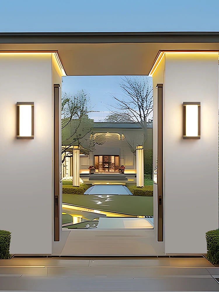LED Outdoor Wall Light Modern Indoor Home Waterproof IP65 Courtyard Light Porch Light Balcony Wall Light Park Decorative Light