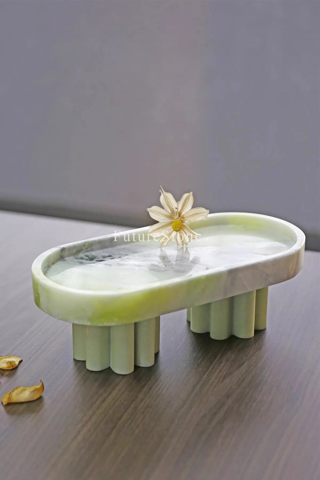 Modern Light Luxury Natural Marble Pallet Restaurant Advanced Decorative Tray Living Room Fruit Desserts Pastries Storage Pallet