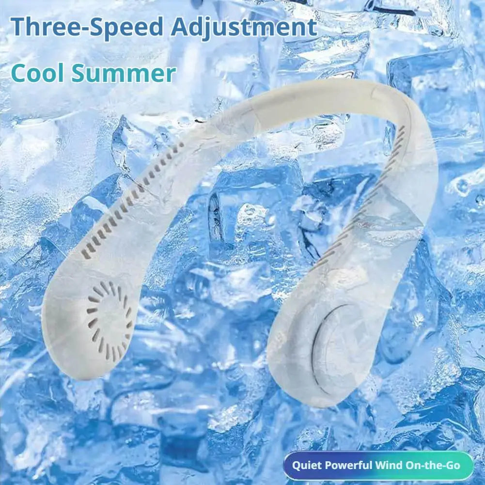 Hanging Neck Fan For Outdoor Portable Cooling Lazy Person Mini Hanging Neck Small Fan Bladeless Small Fan