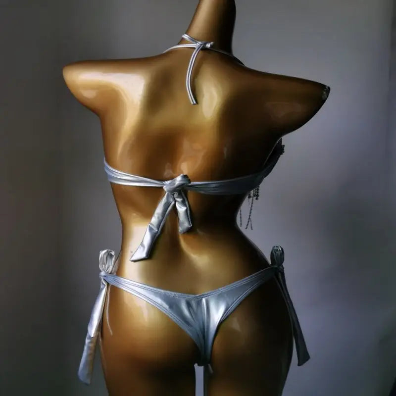 2023 newest crystal bikini diamond bikini swimwear  crystal bar bikini suit  bar bikini top fashion diamond swimwear bikini