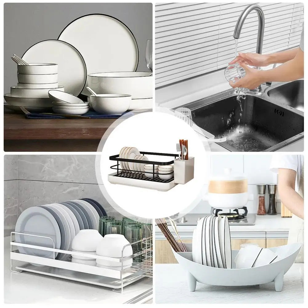 Dish Drying Rack Kitchen Drying Rack Kitchen Counter Organizer kitchen dish storage rack home integrated rack Kitchen Supplies