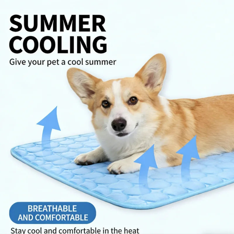 Dog Cooling Mat Summer Pet Cold Bed Extra Large For Small Big Dogs Pet Accessories Cat Durable Blanket Sofa Cat Ice Pad Blanket