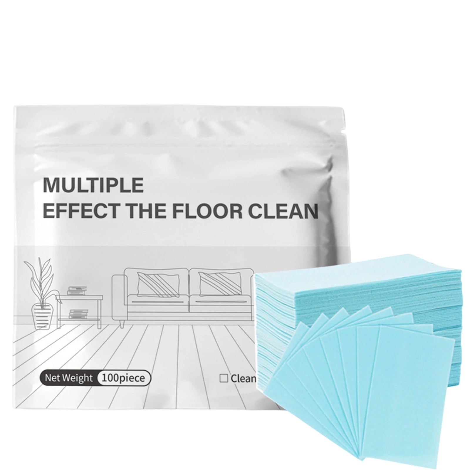 Floor Cleaner Refills Multi-Surface Deep Cleaning Sheets for Mop Deodorant Brightening Disposable Dry Wet Reusable Home Supplies