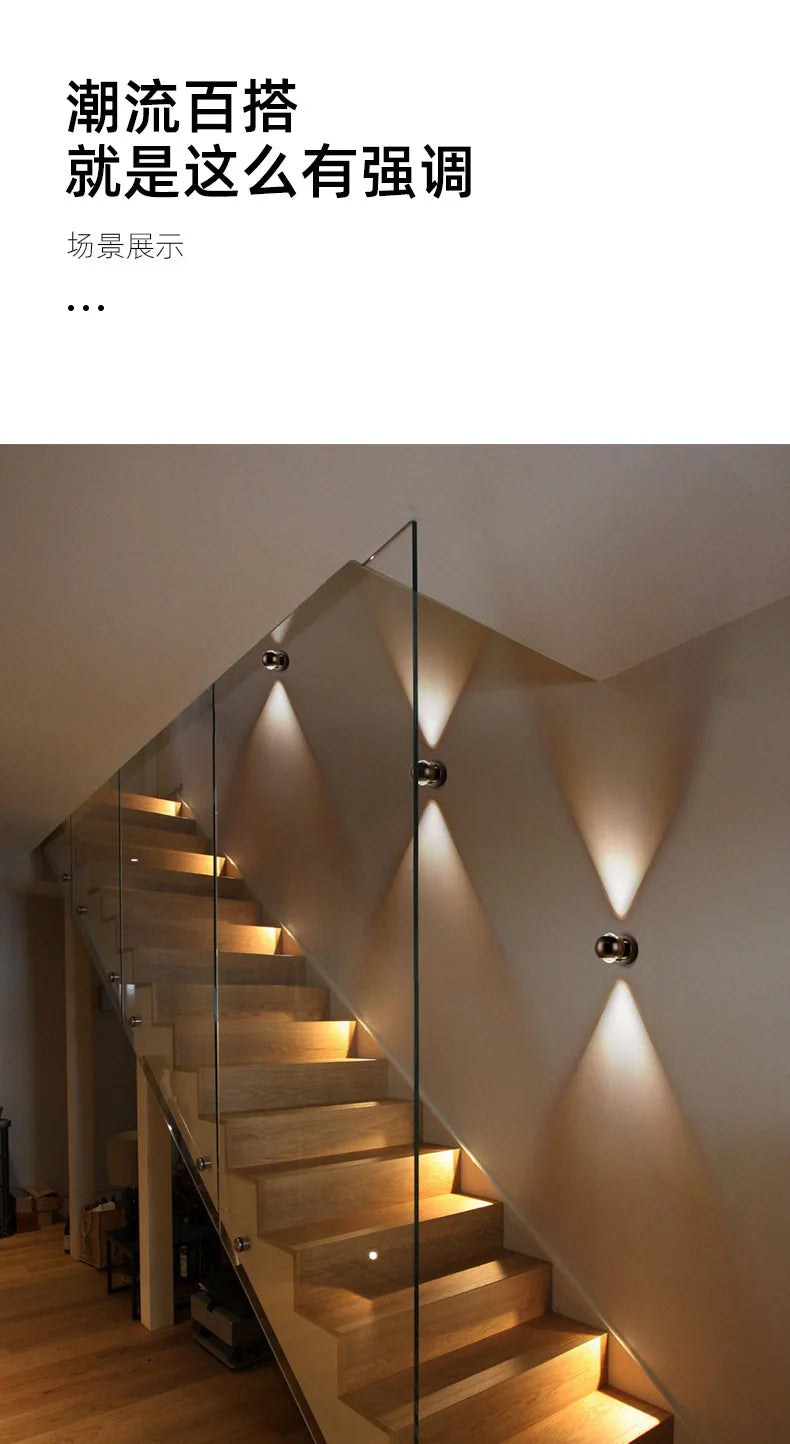 Aluminum Luxury Art Glass Wall Lamp Sconce Living Dining Room Bedroom Corridor Staircase Home Decor Lighting