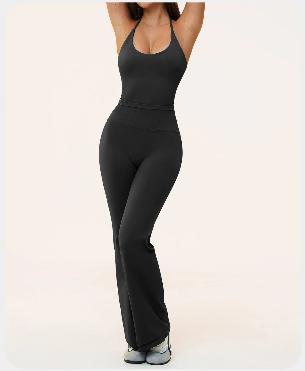 Seamless Yoga Suit 2PCS Women Tracksuit Sports Outfits Gym Workout Clothes Breathable Sports Bra Flared Pants Suit Yoga Clothing