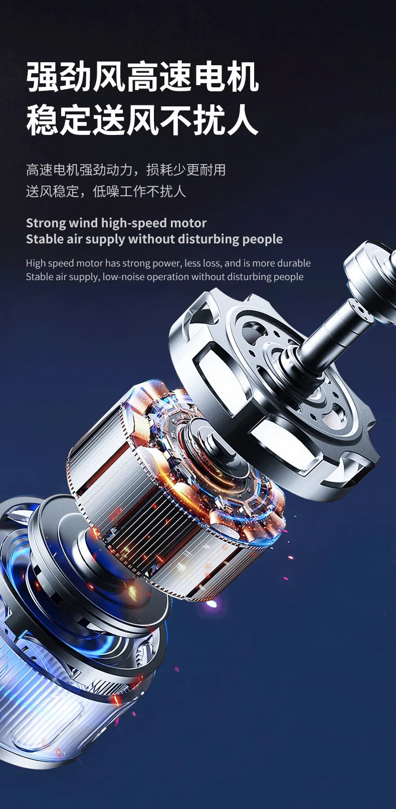 The New Air Cooler Is Suitable for Household Air Conditioner Fans, Intelligent Remote Control Soft Sound Electric Fans, Movable