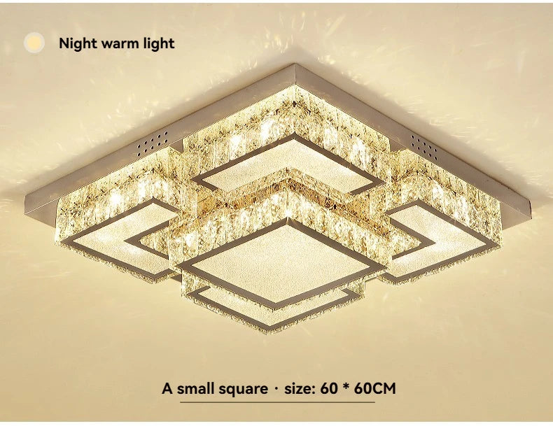 Modern Light Luxury Ceiling Led Crystal Ceiling Light Home Decoration Home Decoration Bedroom Dining Room Kitchen Lighting