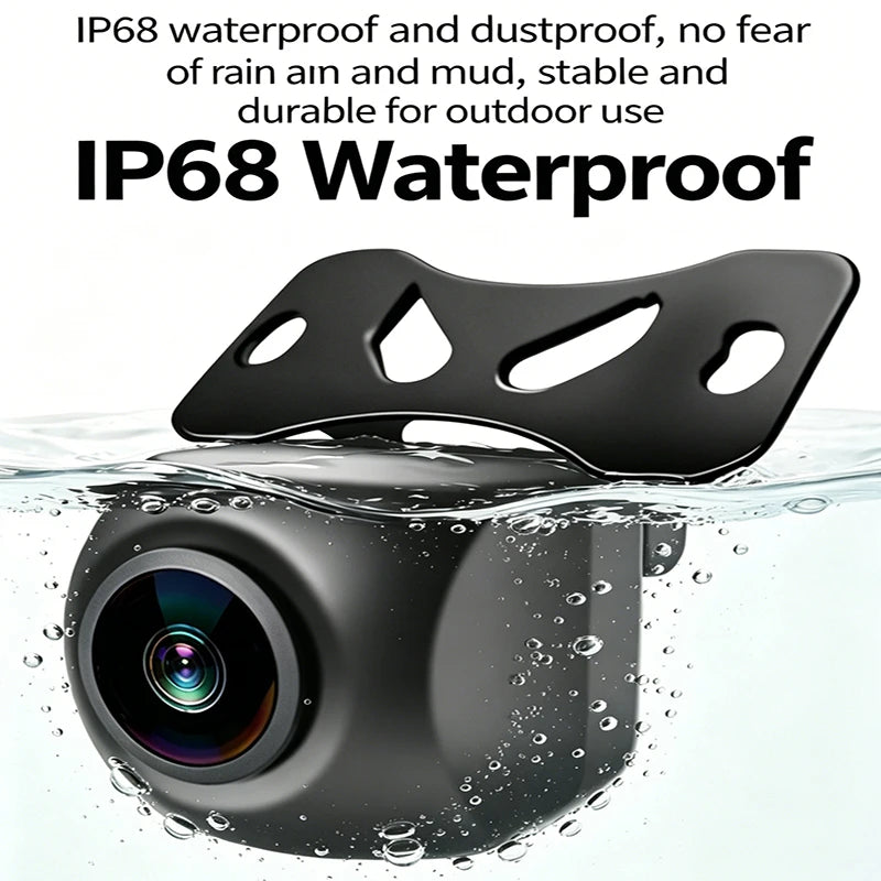 Car Camera HD Night Vision AHD/CCD Universal Dynamic Trajectory Reversing Camera Waterproof Fisheye 170 Degrees.