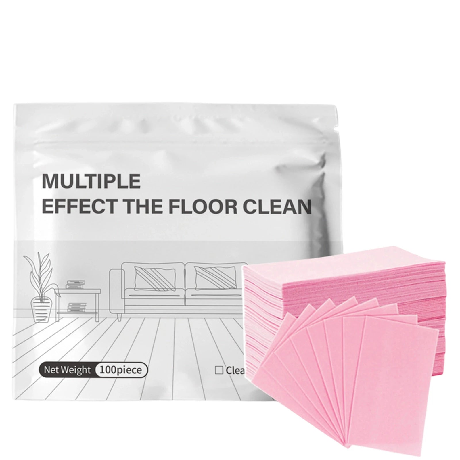 Floor Cleaner Refills Multi-Surface Deep Cleaning Sheets for Mop Deodorant Brightening Disposable Dry Wet Reusable Home Supplies
