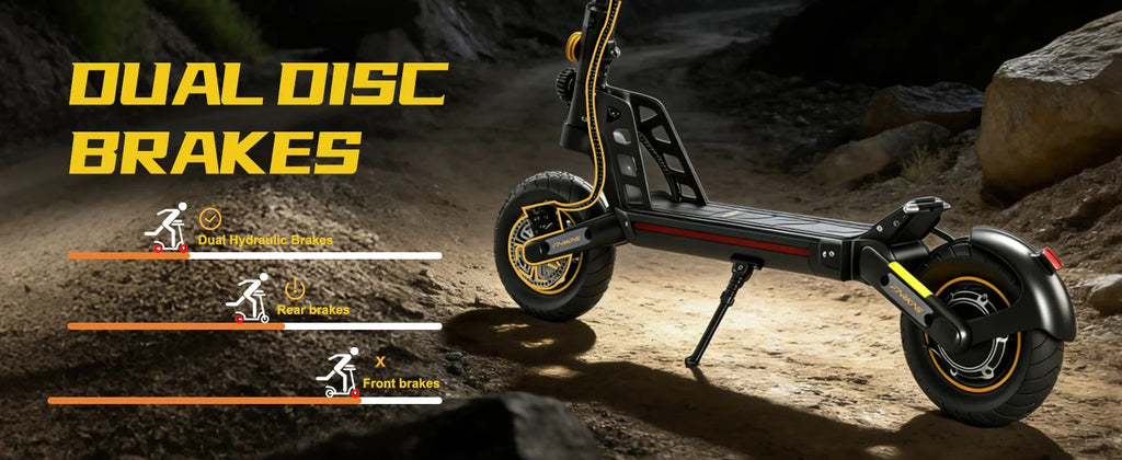 X17 Adult Electric Scooter Foldable Fast Speed Off-Road E Scooter with Dual Shock Absorption 1200W 48V