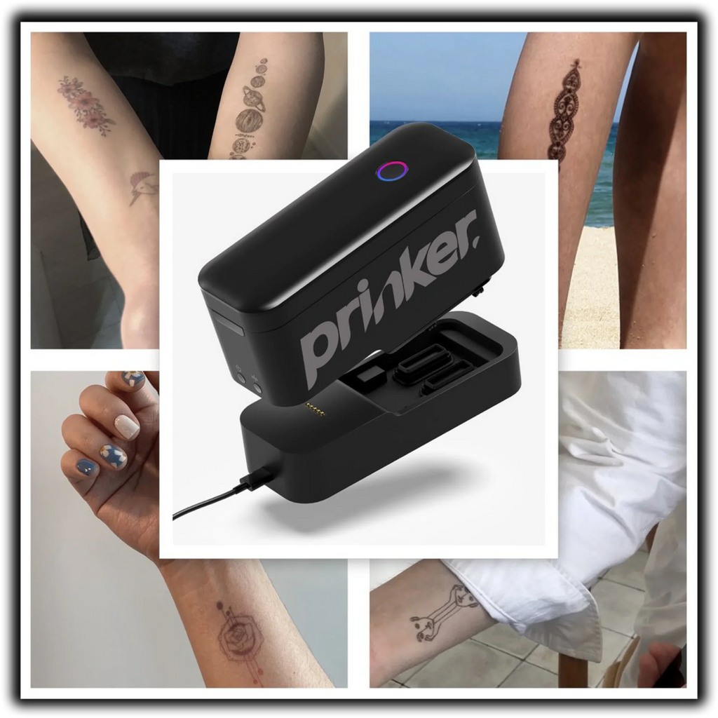 Prinker S Tattoo Printer Handheld Colour Printer Full Colour Inkjet Printer