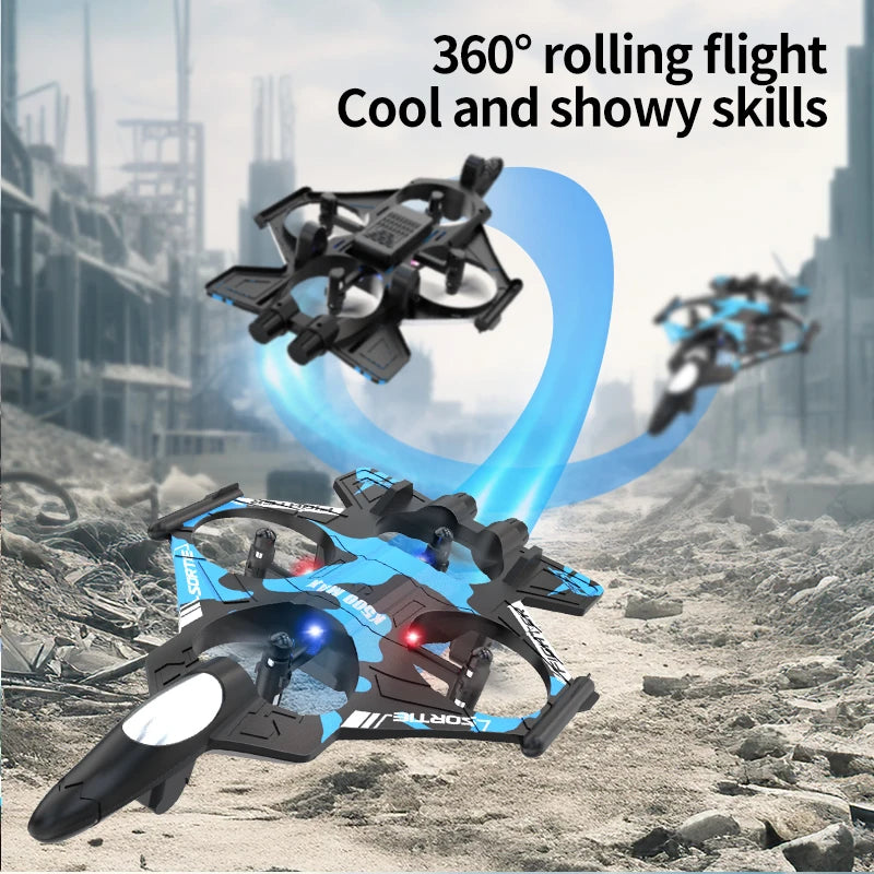 K500MAX Drone Fighter Jet 4k HD Professional Drone Camera WIFI Fpv Aircraft Quadcopte Aerial Photography Drone Birthday Toys