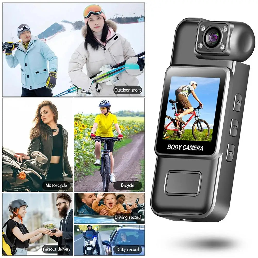 Digital Camera Mini WiF 4K 2K 1080P HD Portable Video Recorder Body Cam Infrared Night Vision Police/Bike Camcorder Sports DV