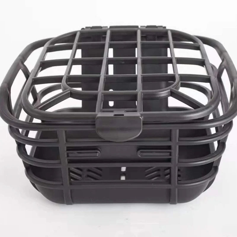 ♥Universal Bike Front Basket - Anti-Deformation Plastic Basket for Electric Bikes & Regular Bicycles