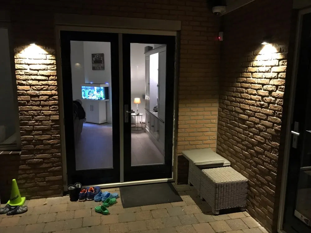 LED Wall Light Outdoor Waterproof IP65 Porch Garden Wall Lamp & Indoor Bedroom Bedside Decoration Lighting Lamp Aluminum