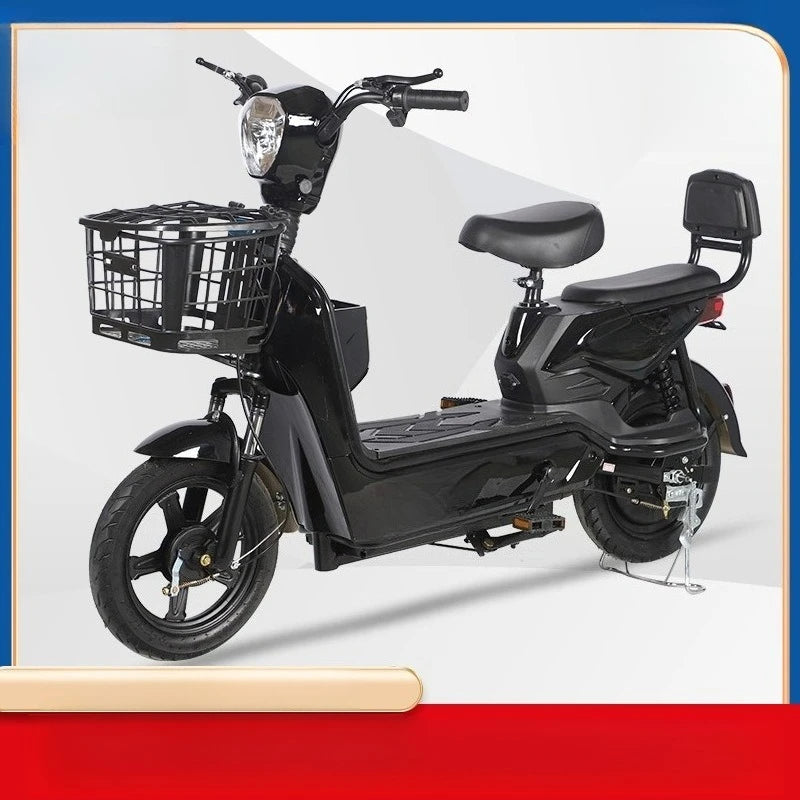 48V two wheel electric scooter adult daily commuter battery powered e bike