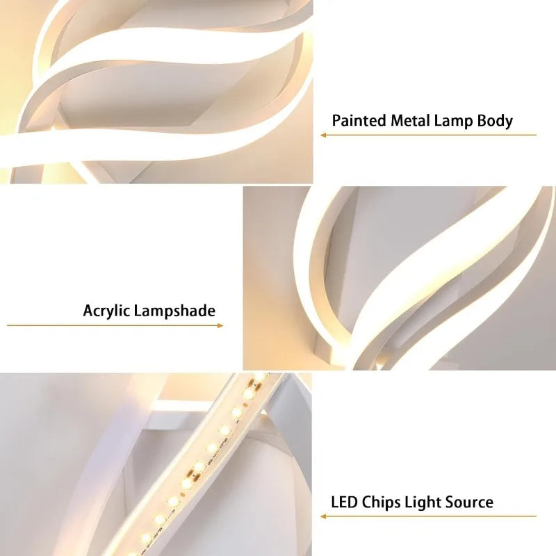 Modern LED Wall Light Interior Lighting Fixture For Bedroom Living Room Hallway Staircase Home Decor Led Lustre Wall Sconces