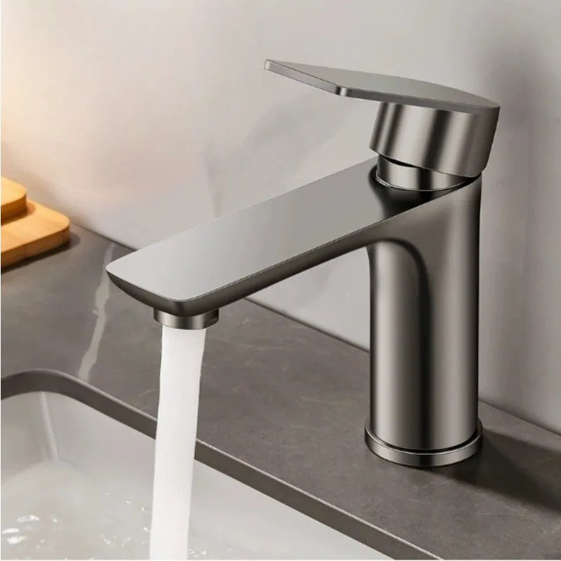 Home Bathroom Kitchen Cabinet Washbasin For High quality hot selling Stainless Steel Faucet Washbasin Sink Hot and Cold Water