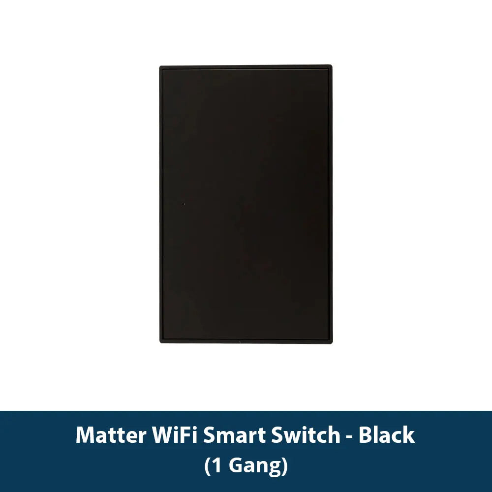 Zemismart Matter WiFi 1 2 3 4 6 Gangs Smart Wall Light Switch Neutral Required with Big Button SmartThings App Homekit Control