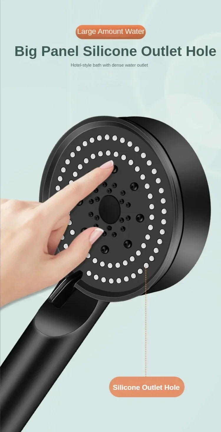 Shower Phone Bathroom Bath and Accessories Shower for Bathroom High Pressure Water Saving Pressurized Spa Handheld Showers