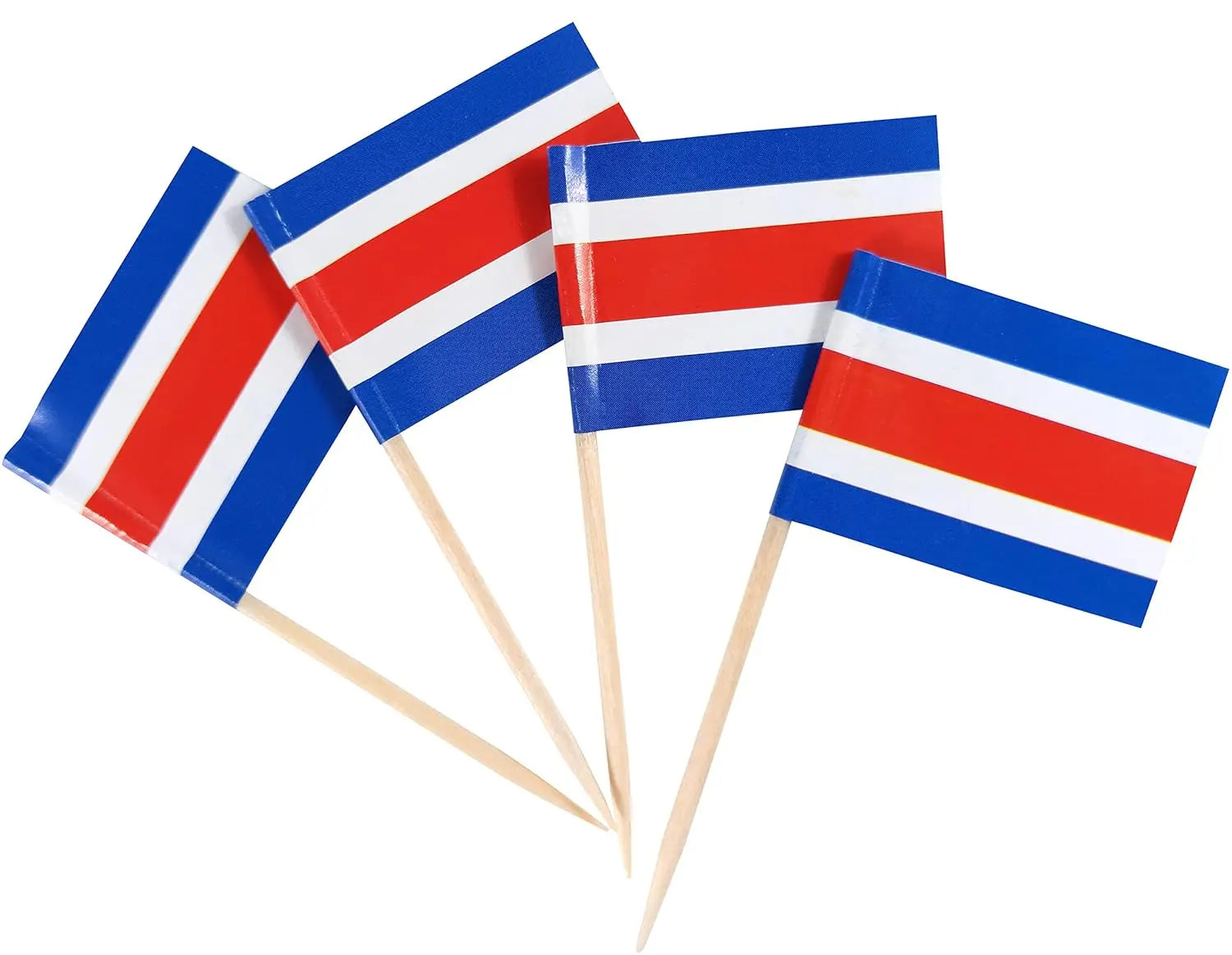 100 Pcs 10 Countries Toothpick Flags, Mini Flag Cupcake Toppers,Different Countries Flags Cocktail Picks for Party Decorations