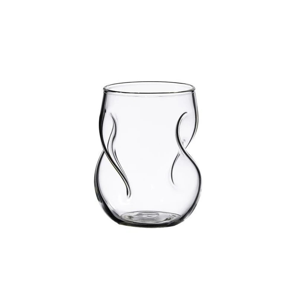 1/2/4 Piece Whiskey Glass 13oz/400ml Novelty Shape BPA Free Reusable Glass Perfect for Family Gatherings and Cocktail Parties