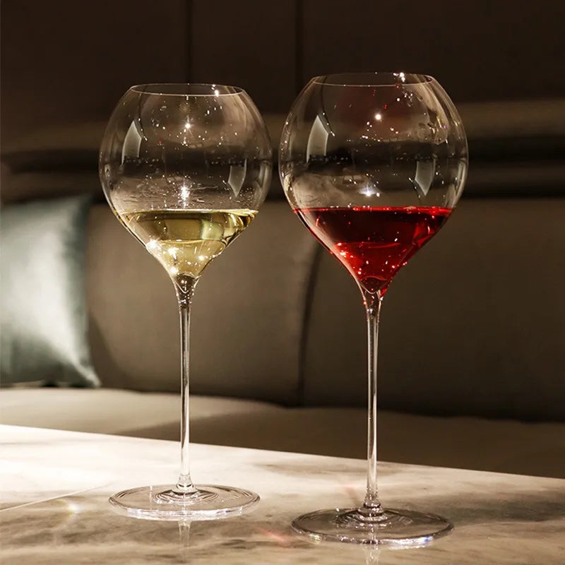 600ml Large Ultra-thin Sheer Red Wine Glasses White Wine Glasses Sparkling Wine Champagne Glasses Bar Barware