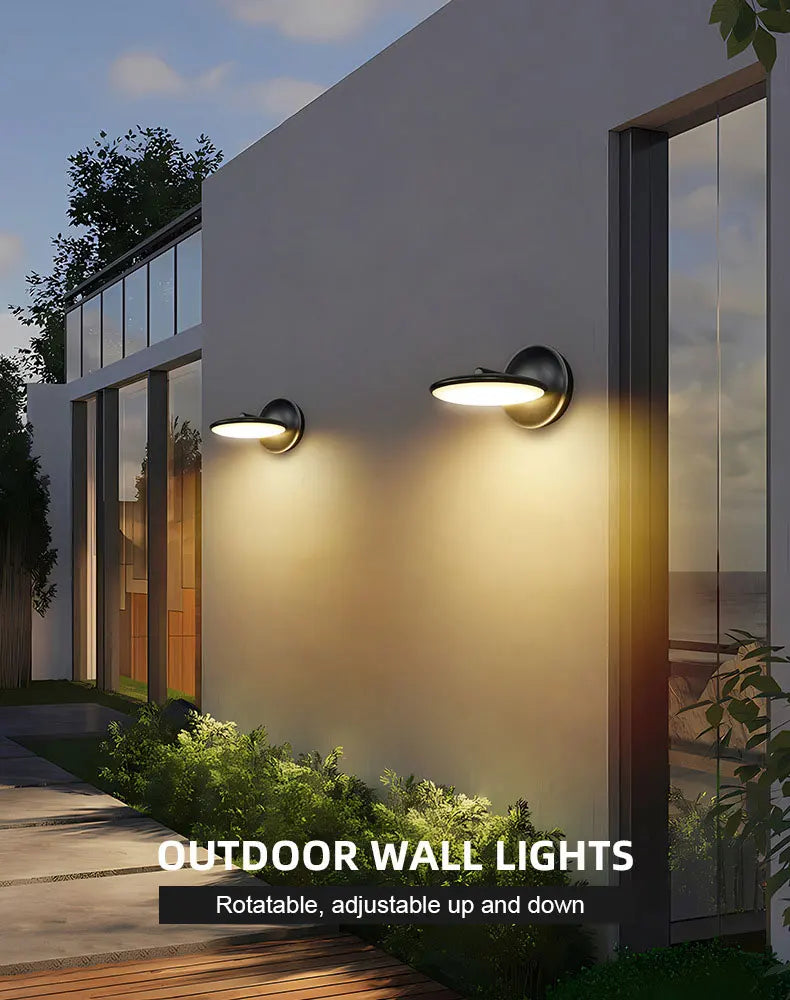 Modern Minimalist Led Waterproof Outdoor Rotatable Wall Light, Bedside, Living Room, Corridor, Aisle Wall Light
