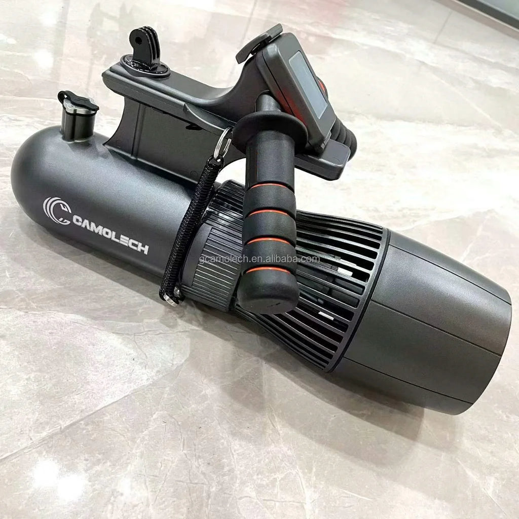Camolech Underwater Scooter SUP Motor SUP Booster Electric Fin Propeller Camera Compatible for Pool Diving