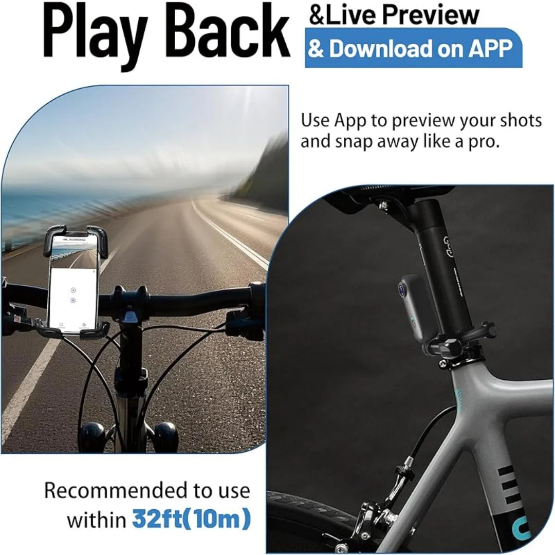 4K FHD 1080P Action Camera In Helmet Motorcycle Bike Sport Mini Filming Bicycle Outdoor SportsBody Cam And Video Recording