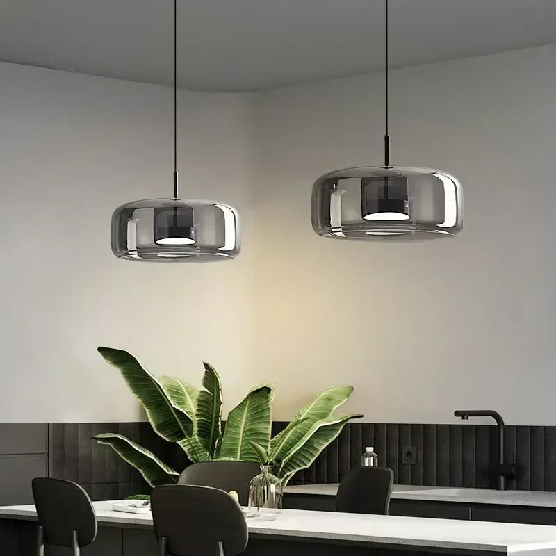 Modern Glass Pendant Light luxury Deco Nordic Led Hanging Light Fixtures  Modern Luminaire Suspension lamp