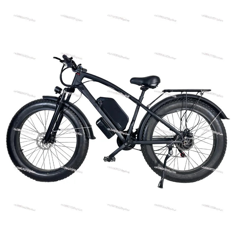 Electric bicycle 25km/h 48V lithium battery mountain bike adult lithium battery 26 inch two-wheeled battery car