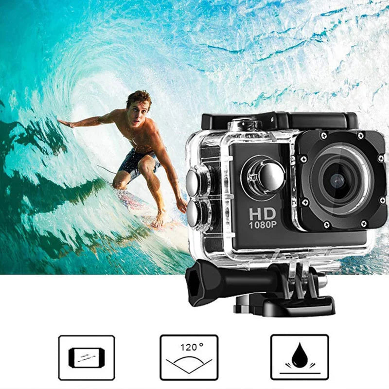 Full HD 1080P Waterproof Camera 2.0 Inch Camcorder Sports DV Go Car Cam Pro Mini Sports DV Camcorder With Cam Accessories