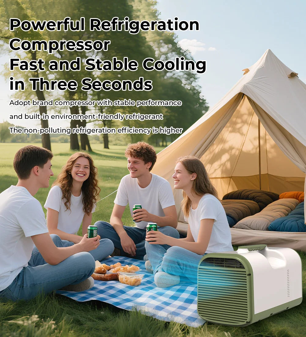 OEM 110V 220V Factory Direct Mini Portable AC air Conditioner Mobile for Rv Tent Outdoors Truck Car