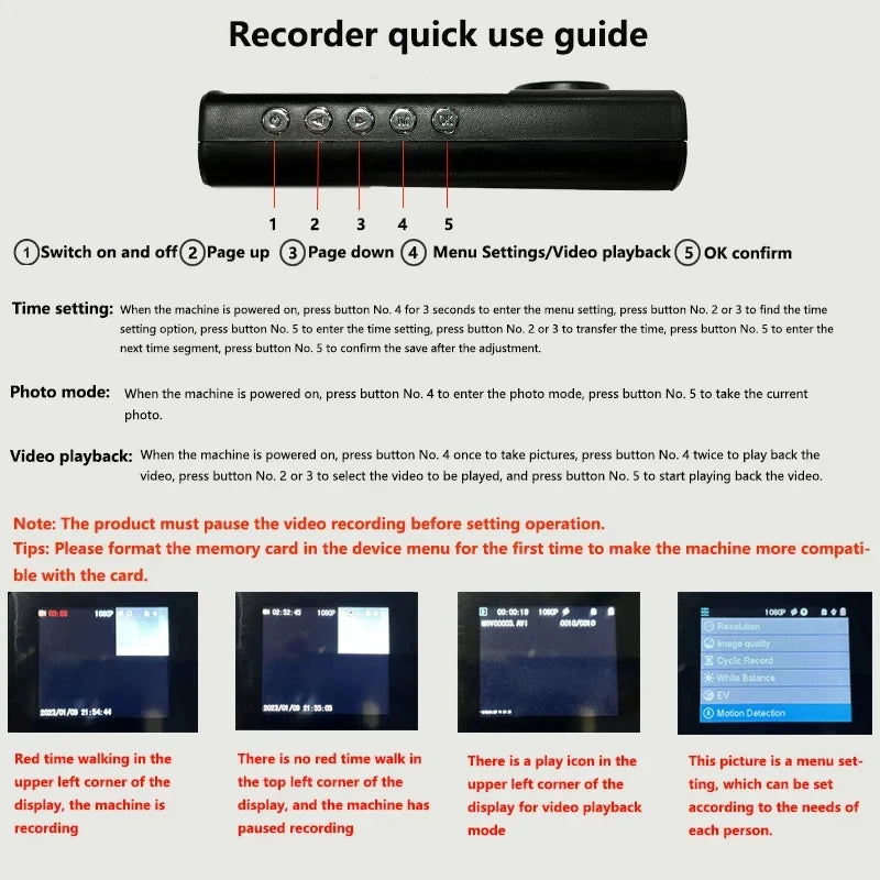 Hd 1080p 3-lens Video Dashcam High-definition Night Vision Of The Vehicle Recorder Car Dvr Registrator Dashcam Camcorder