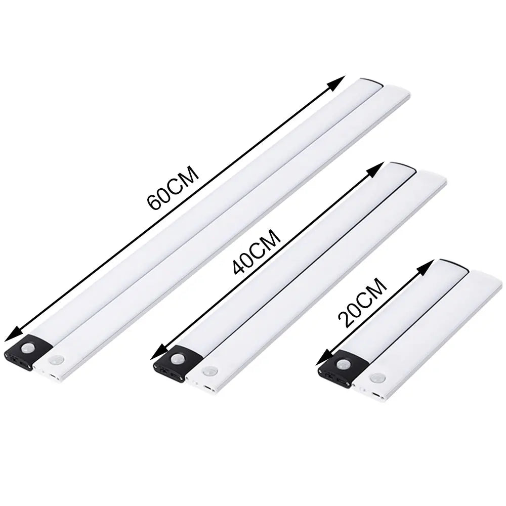 Night Light Motion Sensor Lights USB LED Wireless Under Cabinet Light For Kitchen Cabinet Bedroom Wardrobe Interior night lights