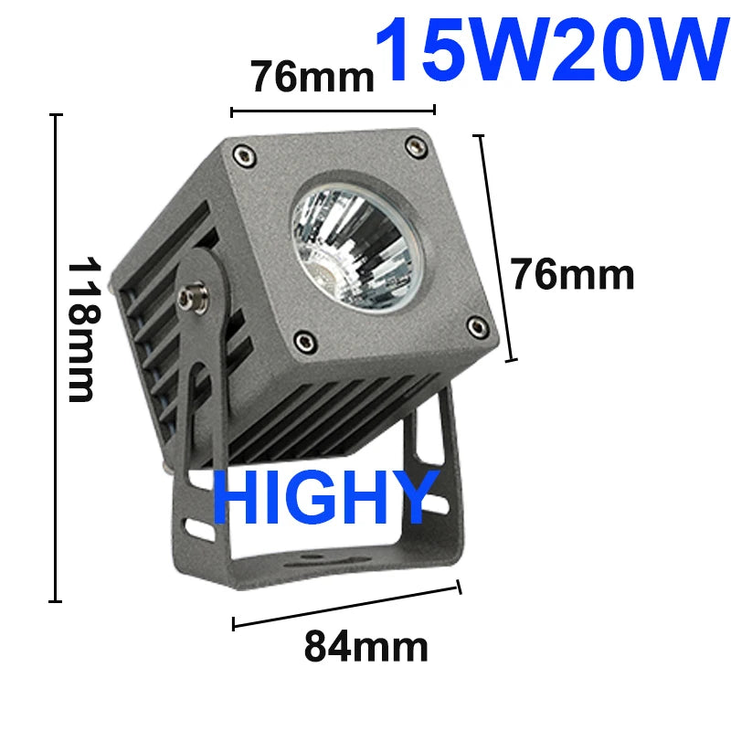 New COB LED Floodlight Outdoor Waterproof IP65 Outdoor LED Spotlight 10W 20W 30W Outdoor Landscape Lighting Exterior Wall Lighti