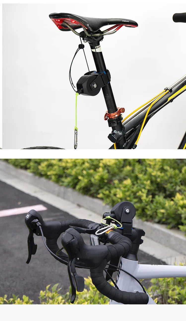 Extendable Bike Trailer - Adult-Accompanied Cycling Elastic Trailer System, TrailerCompatible with Mountain/Road/Electric Bikes,