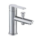 Stainless Steel Multifunctional Shower Mixer Faucet - Deck Mounted Household Sink Tap with Hot and Cold Water for Washbasin