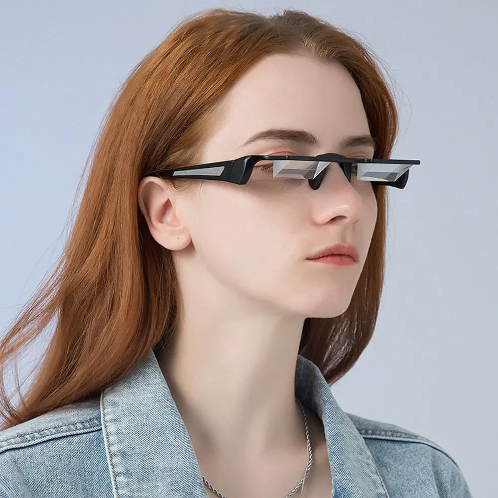 Reading Glasses Mirror Ultra-light Lazy Refractor Glasses Lying Down Watching TV Horizontal Reading Mirror HD Protective Glasses