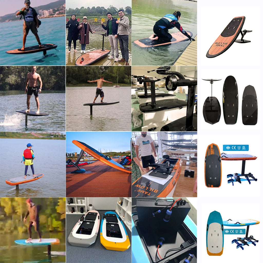 CE Certified Electric Efoil Surfboard,Powered Hydrofoil Surf Board, with Battery & Motor,Factory Direct Water Sports Equipment