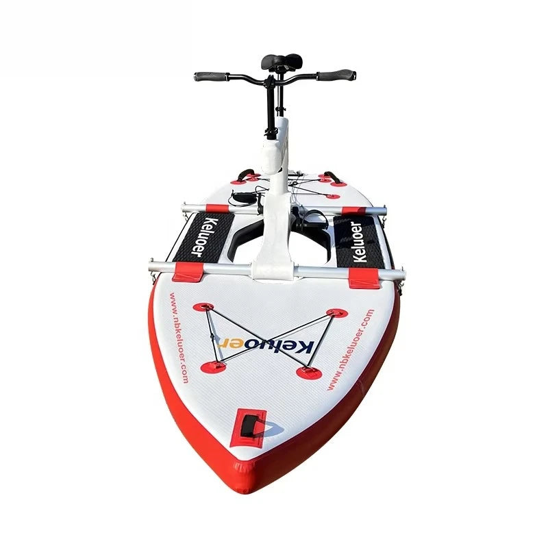 SUP Inflatable Paddle Board Outdoor Water Bike Beginner Water Ski Board Water Sports Float Board