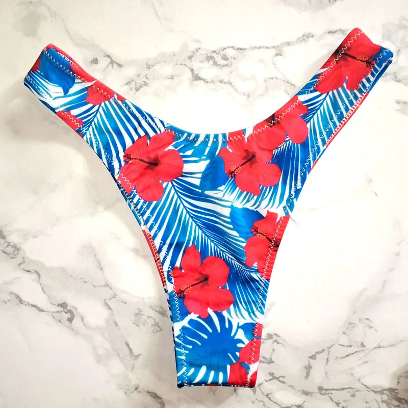 Bikini Brazilian  Beachwear Bikini Bottom Swimwear Bottom Thong Sexy Mini String Swimwear Bikini Swimsuit for Women Biquini