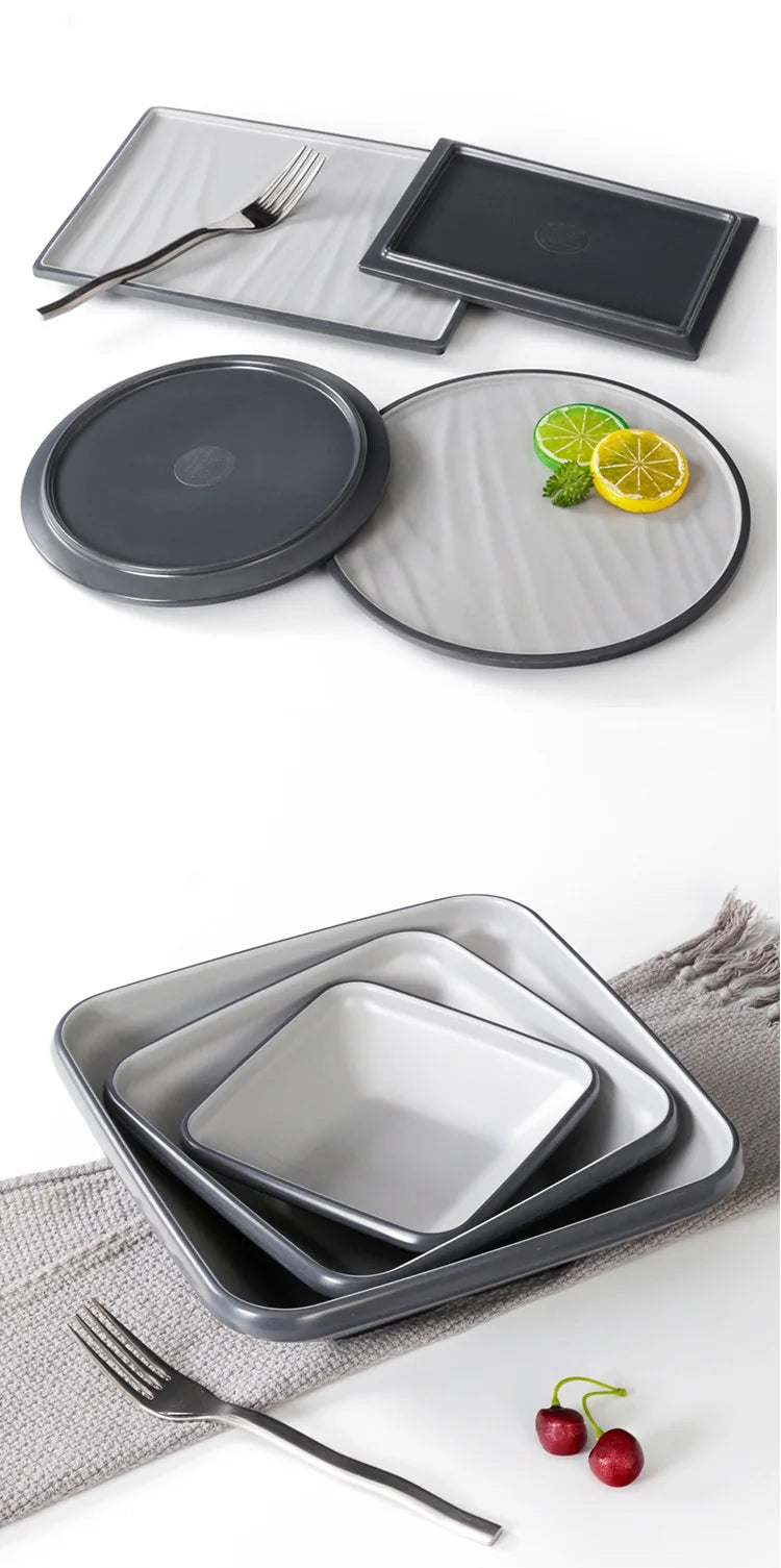 1PCS Tableware/high-end Cold Dish Plates/non Fragile Plates/bowls/sushi Plates, Japanese Style,A5 Food Grade Melamine