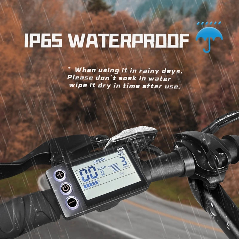 Electric Bike Brushless Controller 25A 35A with LCD Display Electric Bicycle Scooter E-bike Accessories Parts 36V 48V 750W 500W
