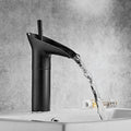 Excellent Single Lever Waterfall Basin Faucet Bathroom Faucet Brass Antique Hot and Cold bathroom Sink Mixer Wine Glass Style Ta