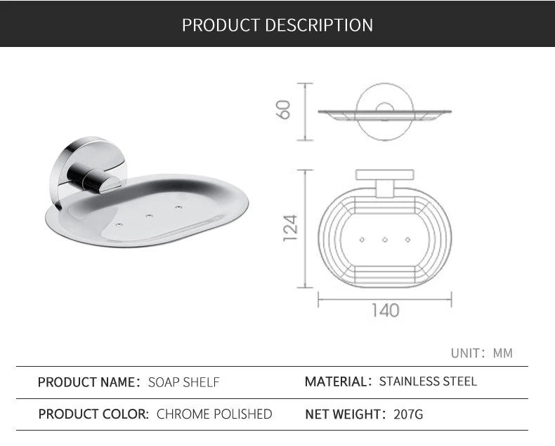 Bathroom Accessories Towel Rack Shelf Paper Holder Stainless Steel Toilet Brush Holder Hand Towel Ring Robe Hook Hanger Chrome